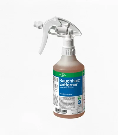 BIO-Circle Smoke Resin Remover - Hand spray bottle 500 ml with white foam nozzle