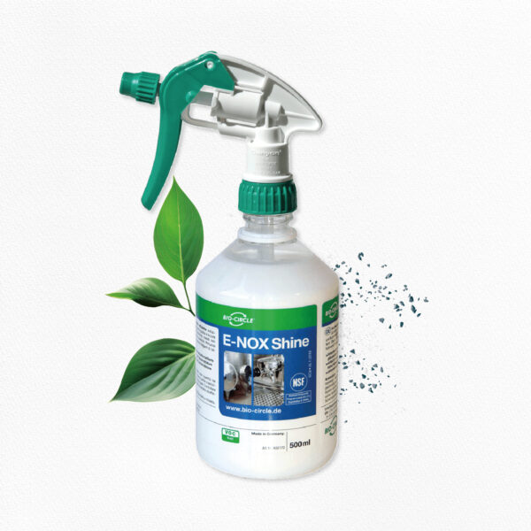 E-NOX Shine - PET (recycled) bottle 500ml with sprayer