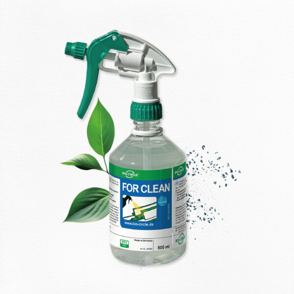 FOR CLEAN - PET (Recycled) Bottle 500ml with Sprayer