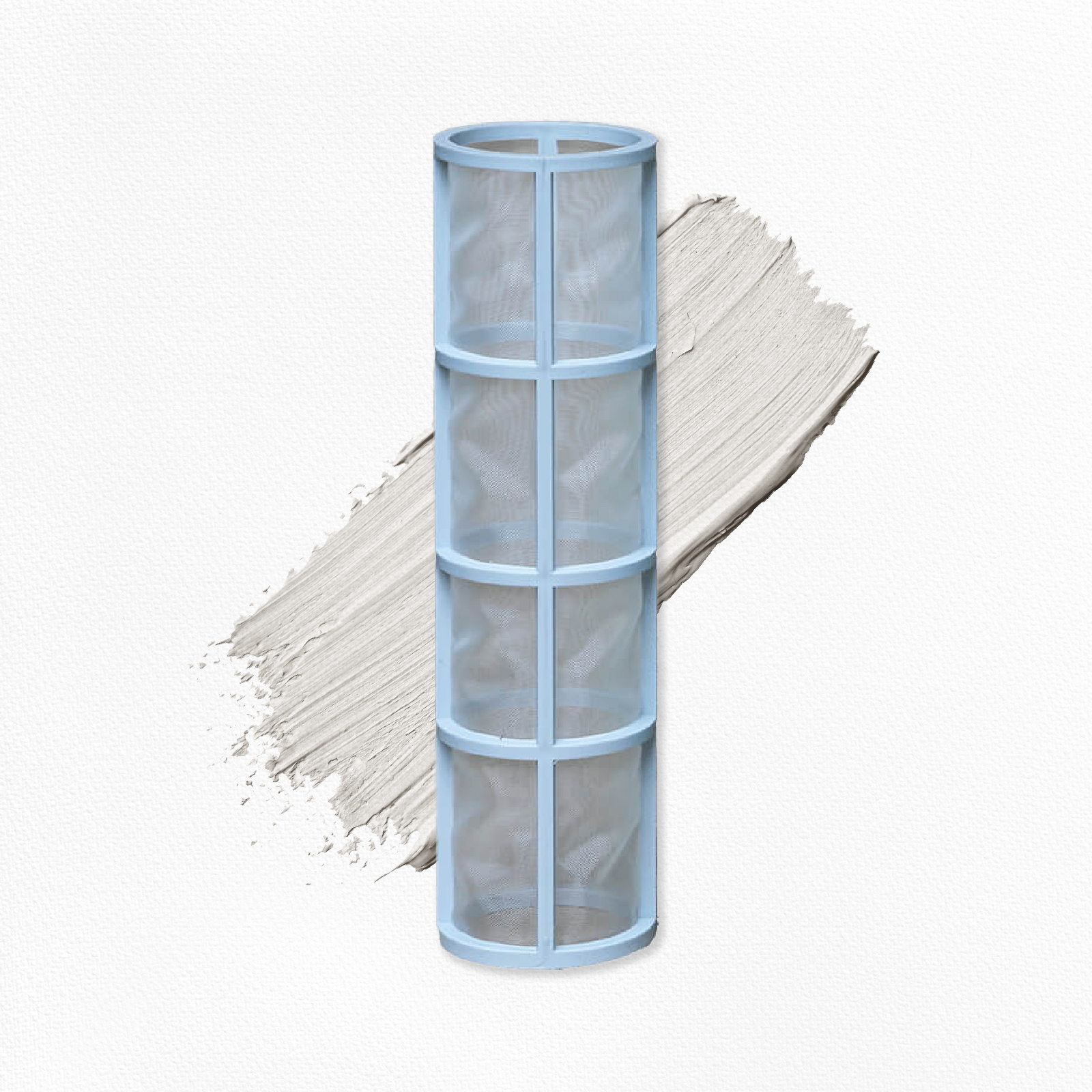 Nylonfilter_grau_G21926 Produktbild Nylonfilter 0,35 mm für Filtergehäuse 350 µm, Farbe: grau