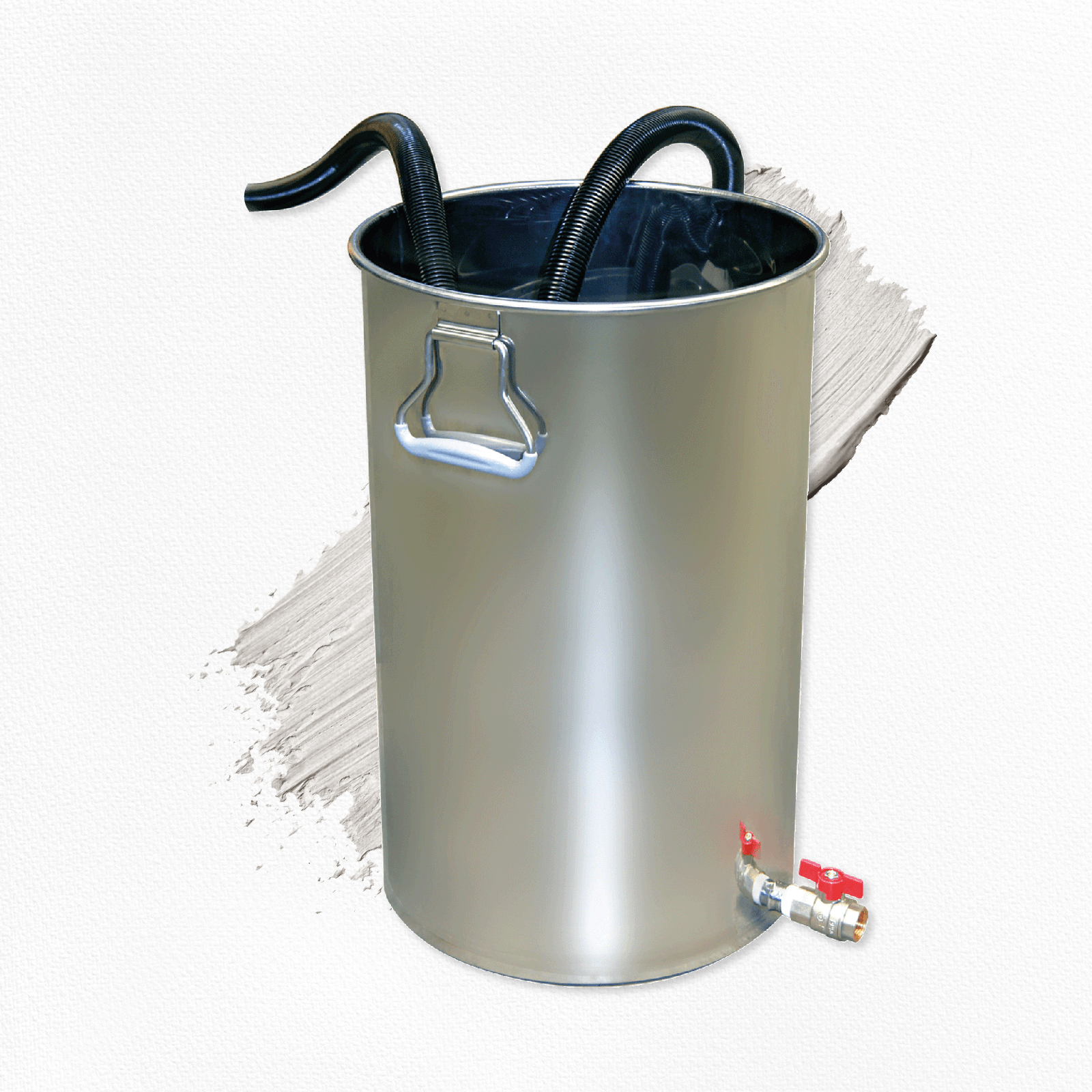 Prolaq-Umruestset Produktbild PROLAQ-Umrüstset für bestehende Anlagen, Edelstahlfass mit Sedimentationseinsatz