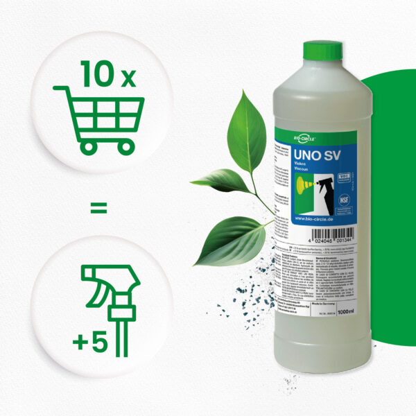 UNO S V - 10 Bottles of 1000ml + 5 Sprayers