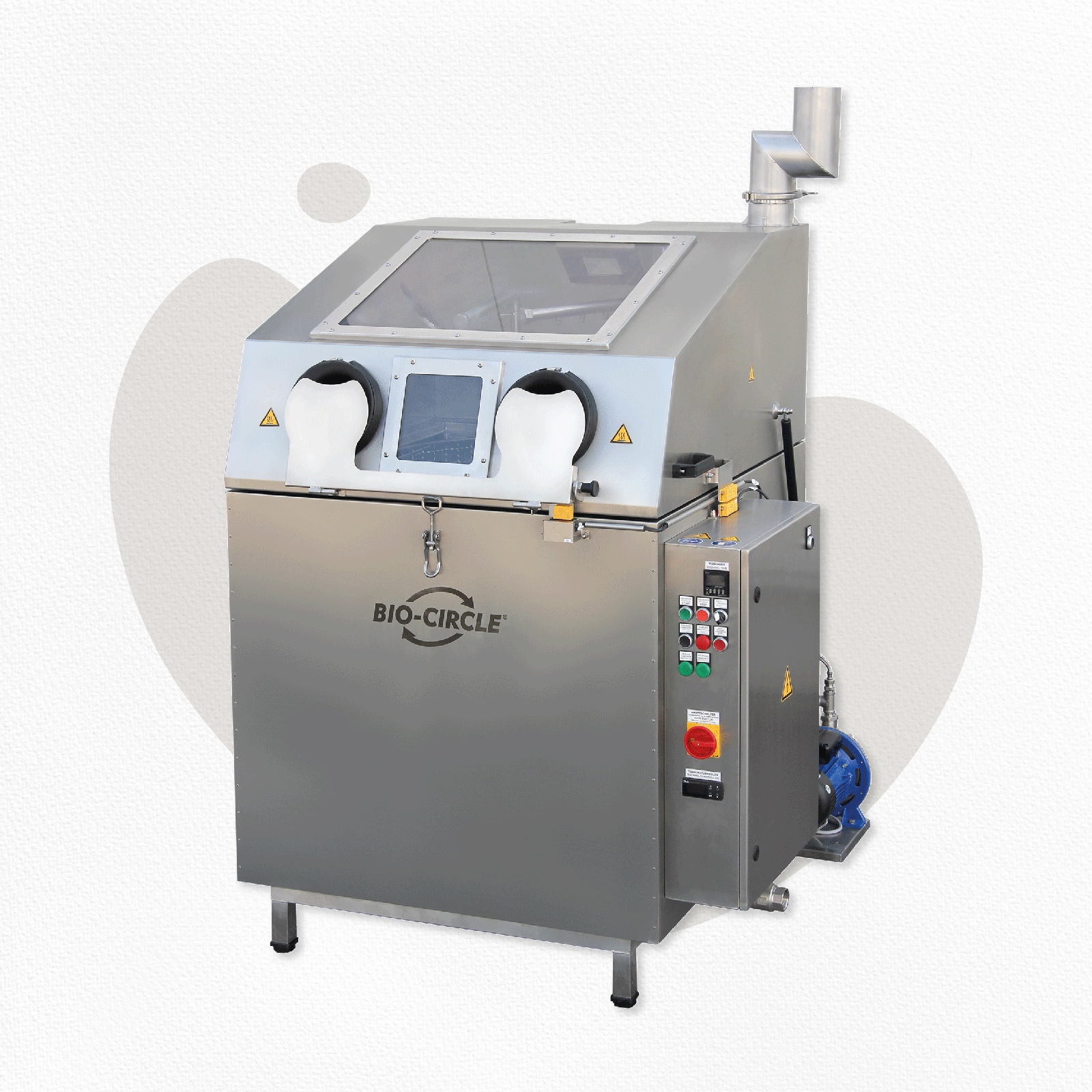 Bio-Circle_Turbo_Edelstahl Produktbild BIO-CIRCLE TURBO 800 Edelstahl, Drehkorb ca.: 775 mm