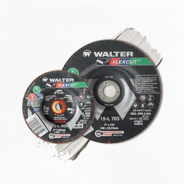 FLEXCUT Grinding and roughing wheel - 115 mm, SPIN-ON M14, Grit 36