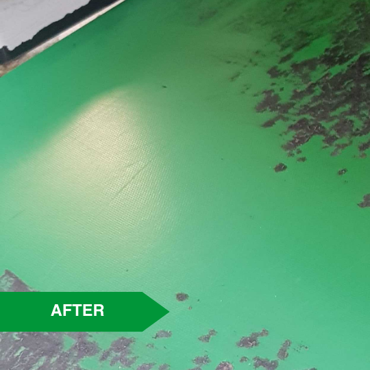 Adhesives - Adhesives on a conveyor belt