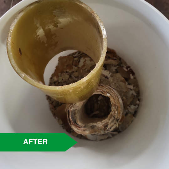 Limescale - Clean extreme limescale in pipe systems