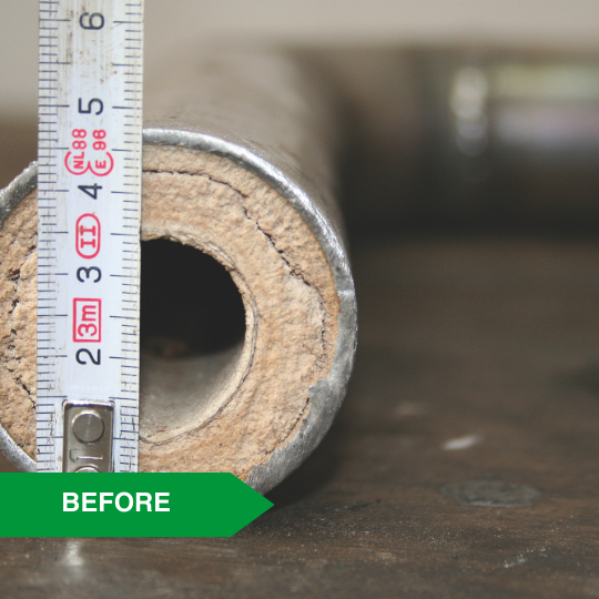 Pipe Cleanings - Severe Limescale