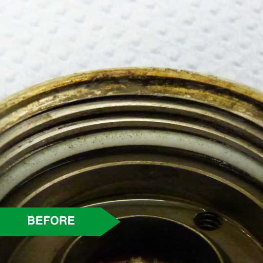 spray head of a paint gun - Clean the spray head of a paint gun