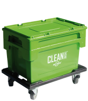 Clean Box with lid, immersion basket, brakes 