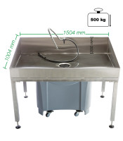 BIO-CIRCLE GT-i Maxi with stainless-steel top 500 kg