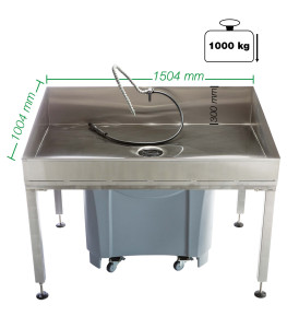 BIO-CIRCLE GT-i Maxi with stainless-steel top 1000 kg