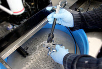 Efficient and sustainable cleaning of the lacquer application tools