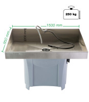 BIO-CIRCLE GT-i Maxi with stainless-steel top 250 kg